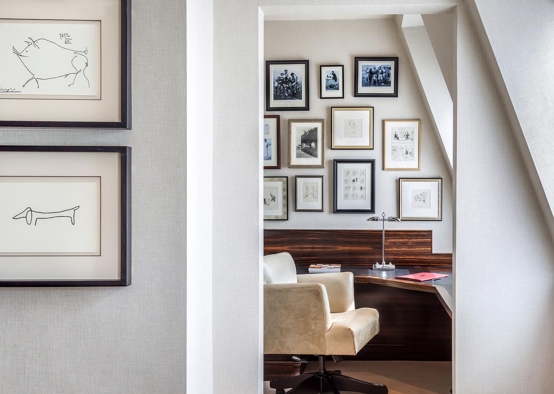 Penthouse suite office in the Stafford London Hotel