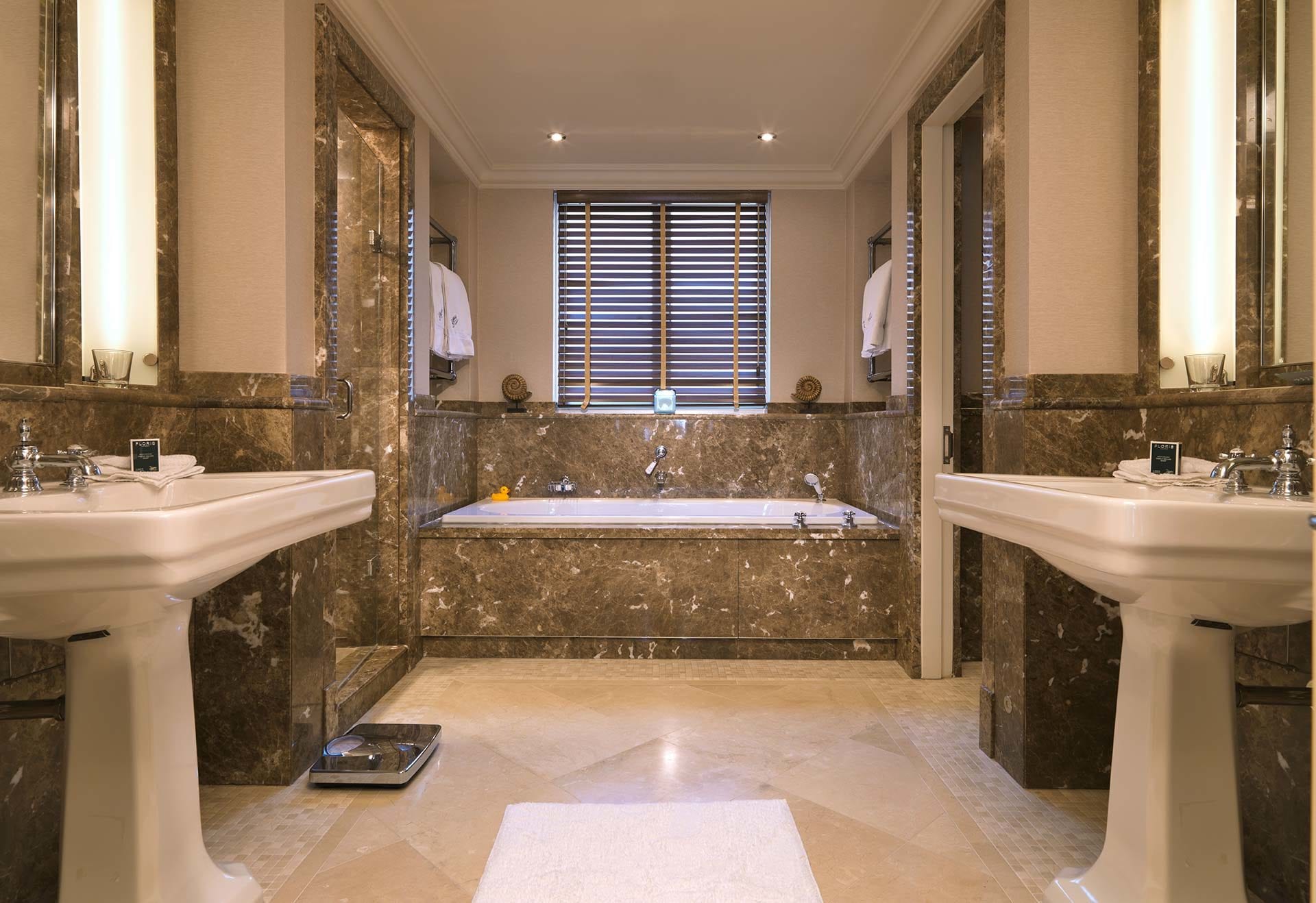 Washroom in the Mews Master Suite at The Stafford London Hotel